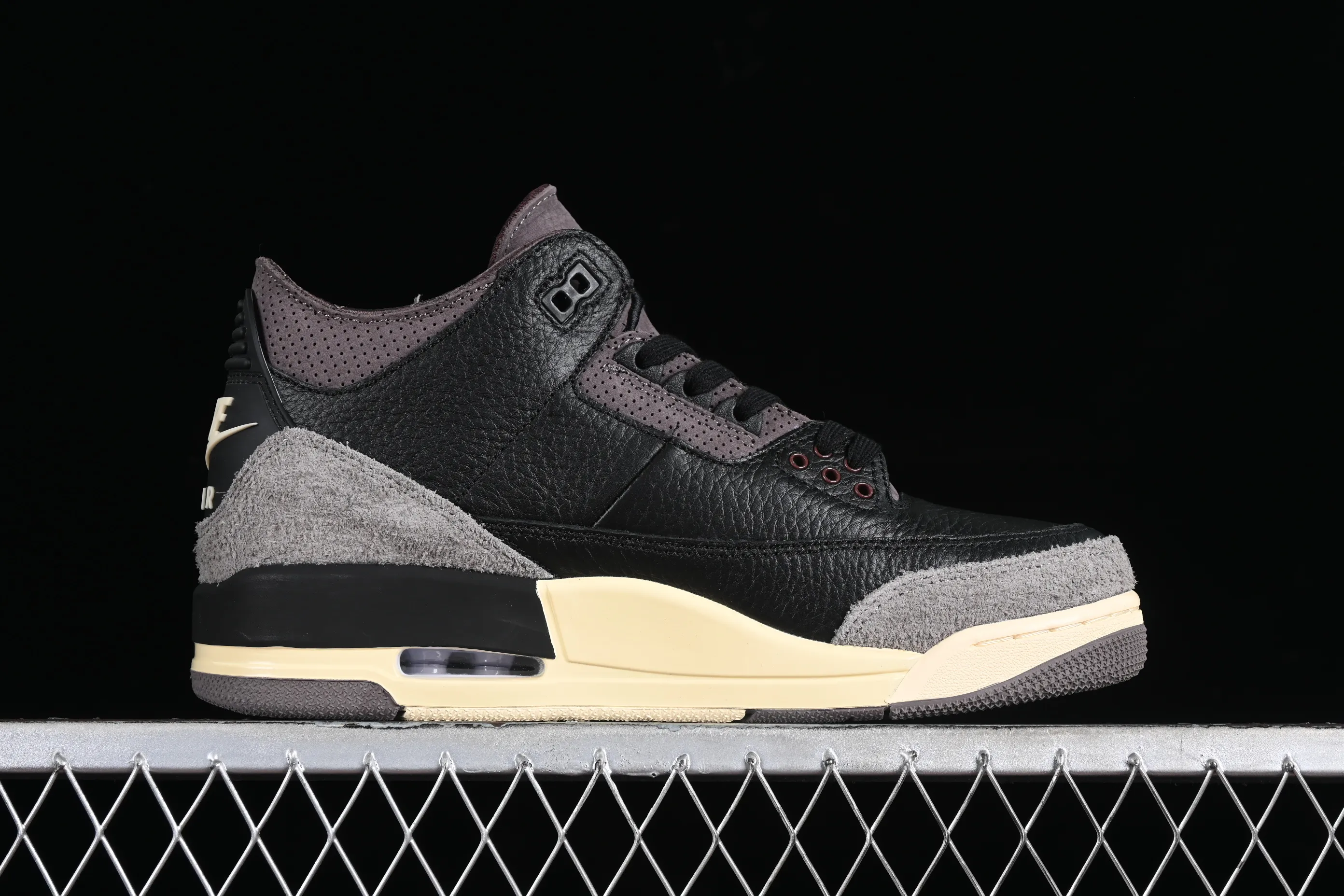 All categories Air Jordan Jordan series basketball shoes Air Jordan 3 A Ma Maniere x Air Jordan 3 Retro "Black" AJ3 Joe 3 joint model FZ4811-001